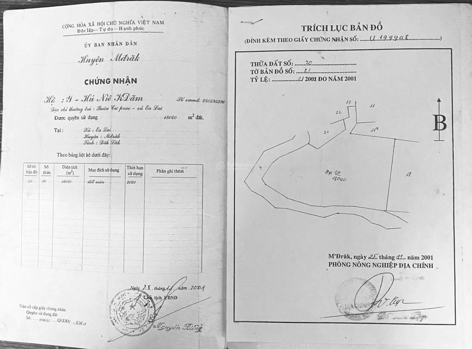 Đất, nhà đẹp 2 ha gần xã Ea Lai, trường học chuẩn quôc giâ cấp 1,2 cần tìm người có duyên sở hữu