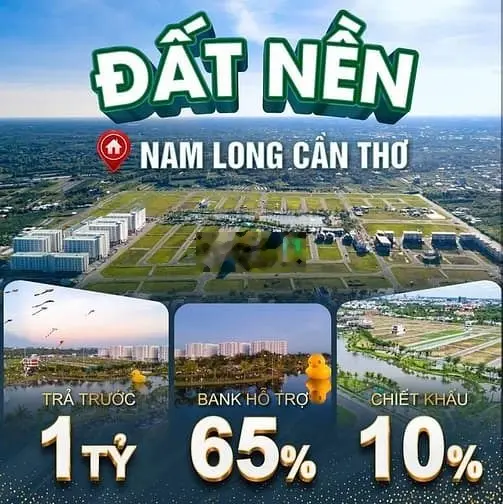 Sở hữu ngay đất nền dự án Nam Long 2 Central Lake với vốn tự có 1tỷ