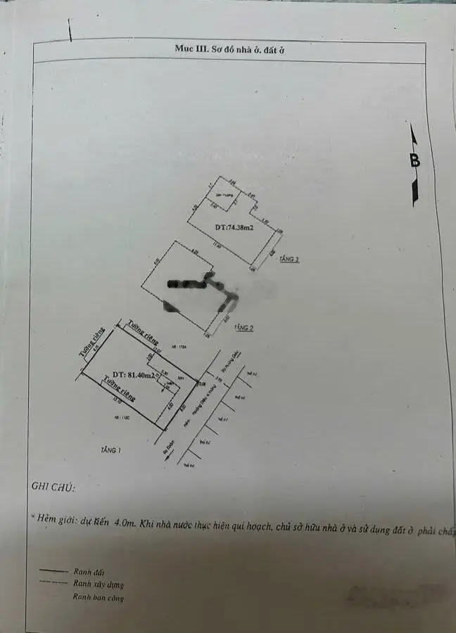 Bán nhà quận 4, 104m2 đất, khu phức hợp đắc địa nhất so với các loại đất khác, 3 Tầng hoàn công