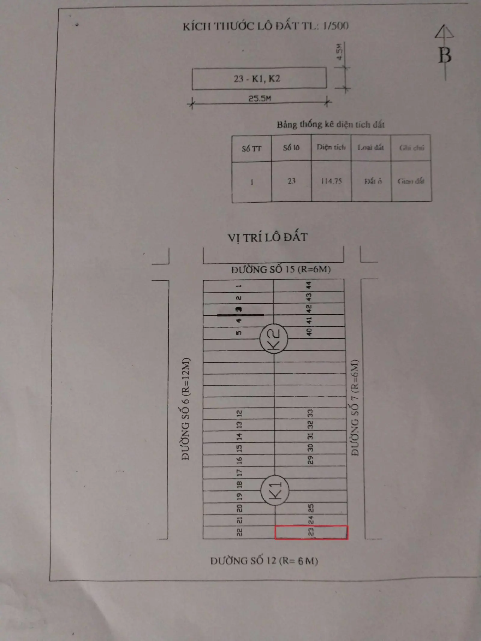 Bán lô Đất ở (thổ cư) khu tái định cư Hùng Vương - mặt tiền đường nhựa 6m