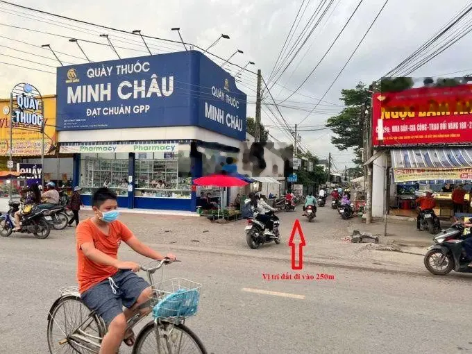 Bán Nhà 1 lầu Mặt Tiền Chợ An Chu, Bắc Sơn, TB. 8x25. Giá chỉ 3,95tỷ shr full thổ cư.