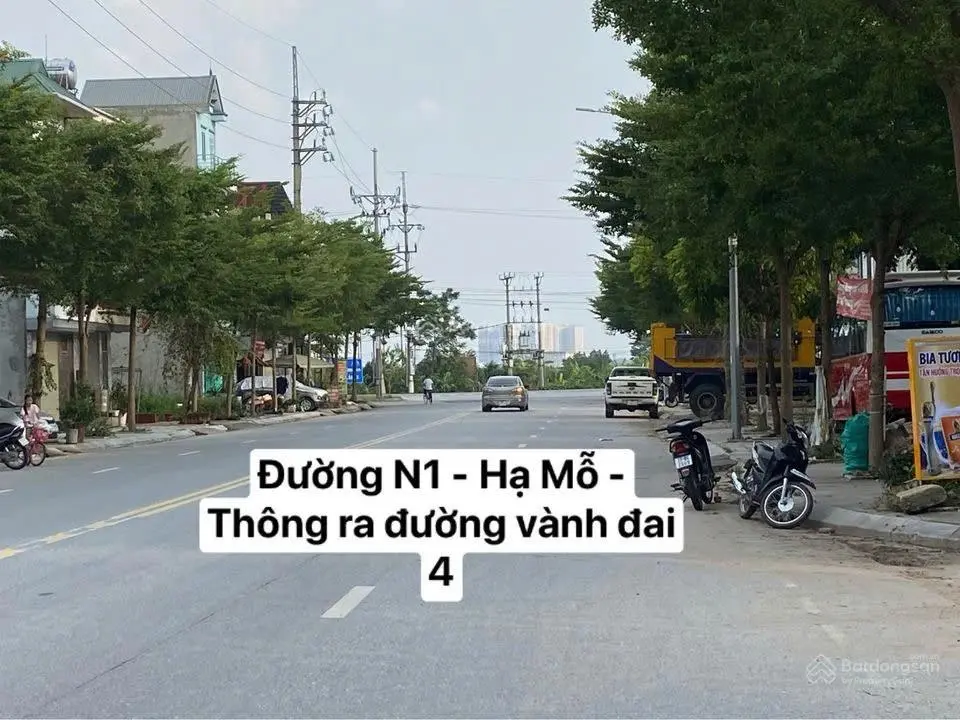 Chính chủ đất tặng nhà mặt đường Đường N1, Đan Phượng gần mương Đan Hoài, vỉa hè kinh doanh