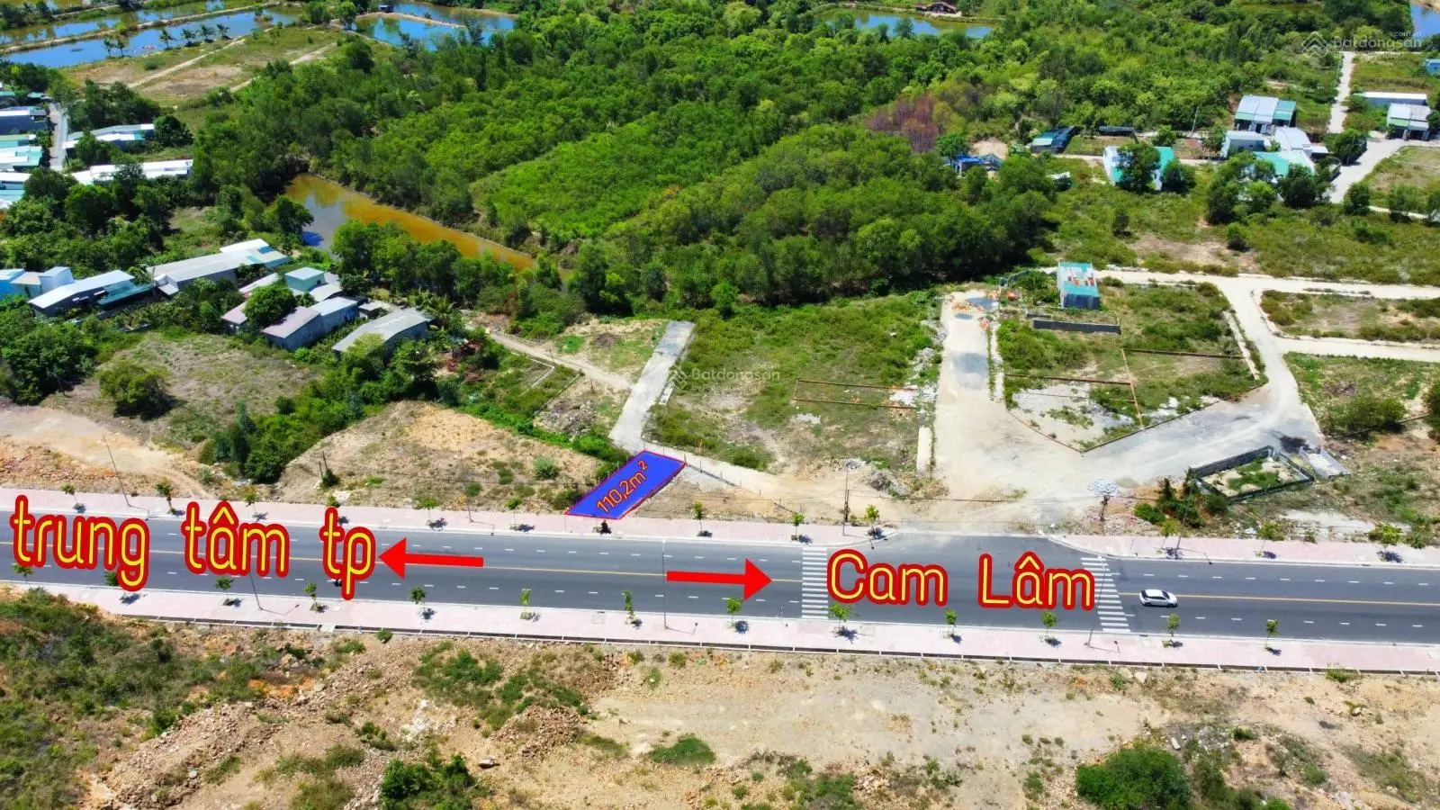 Bán Đất mặt tiền đường Phong Châu, cách TĐC Đất Lành 200m