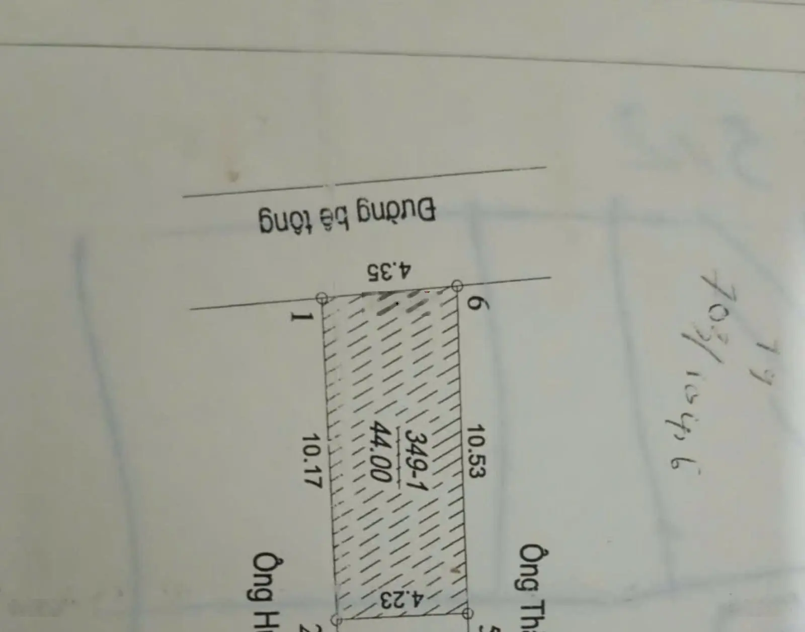 Chính chủ bán đất 44m2 vuông vức tại Kim Hoa, Mê Linh, đường ô tô vào thoải mái