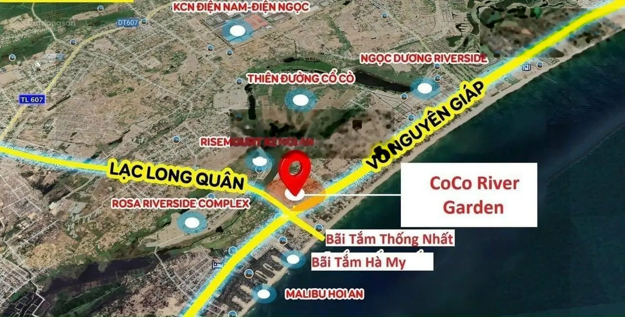 Cần bán gấp cặp đất view sông cổ cò khu TDC Thống Nhất (Coco Aqua Riverside) cách biển 300m giá rẻ