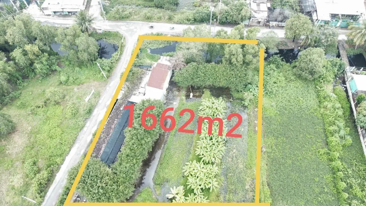 Bán đất trồng cây lâu năm - An Phú Tây Bình Chánh. Giá: 8 tỷ (TL). DT: 1661,7m2, 30x41m nở hậu