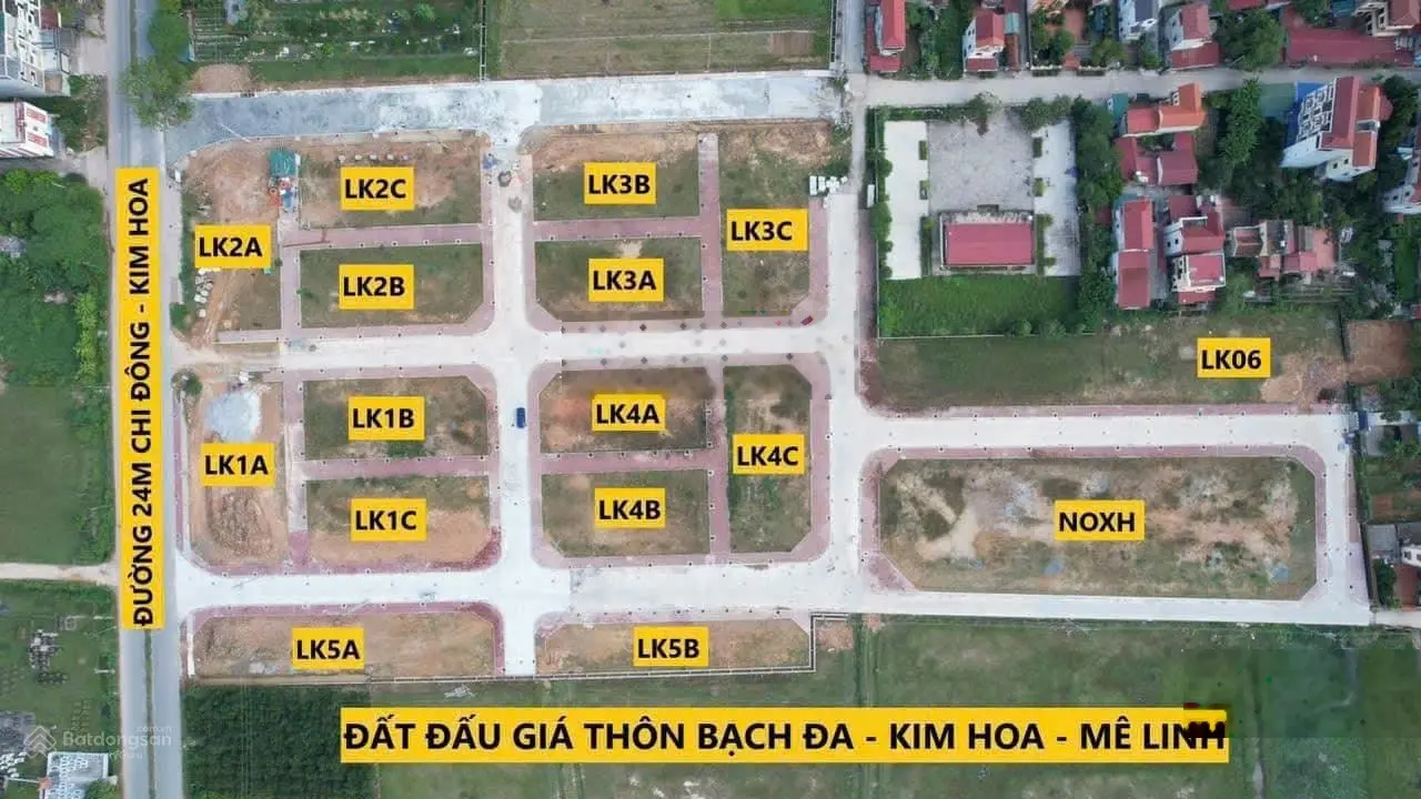 Hot đấu giá bạch đa - kim hoa - mê linh ngay cạnh đường vành đai 4 nằm trên đường đôi ngô miễn