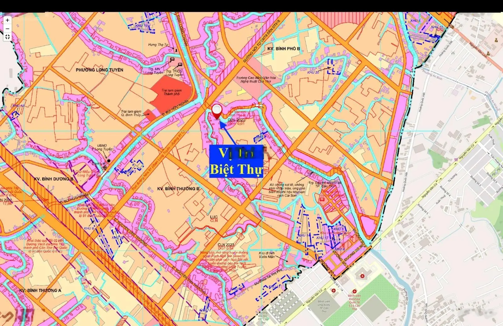 Giá rẻ biệt thự 656,7m2 ngang 9,2m mặt tiền đường Tô Vĩnh Diện đoạn gần tuyến nối từ CMT8 vào TL918