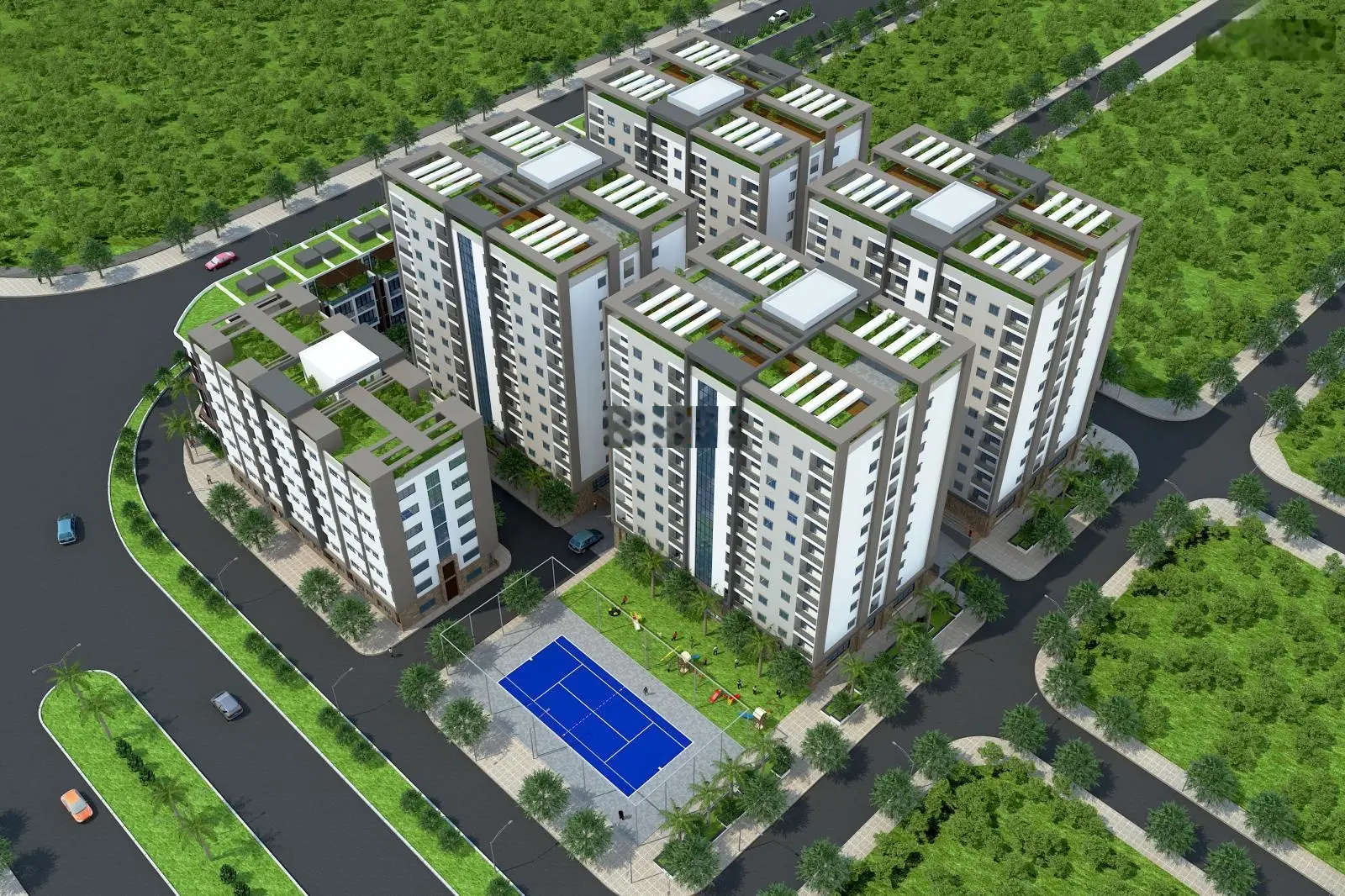 Gấp, Bán căn hộ 2PN, 75m2 View vòng xuyến Tân Hồng chung cư Cao Nguyên 3 - Từ Sơn