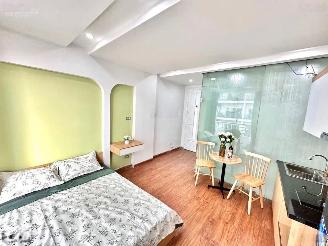 Bán tòa Apartment gần trường Chu Văn An_DT76m2x8T_14phòng_oto qua nhà_mặt ngõ thông_Giá 16.5 Tỷ