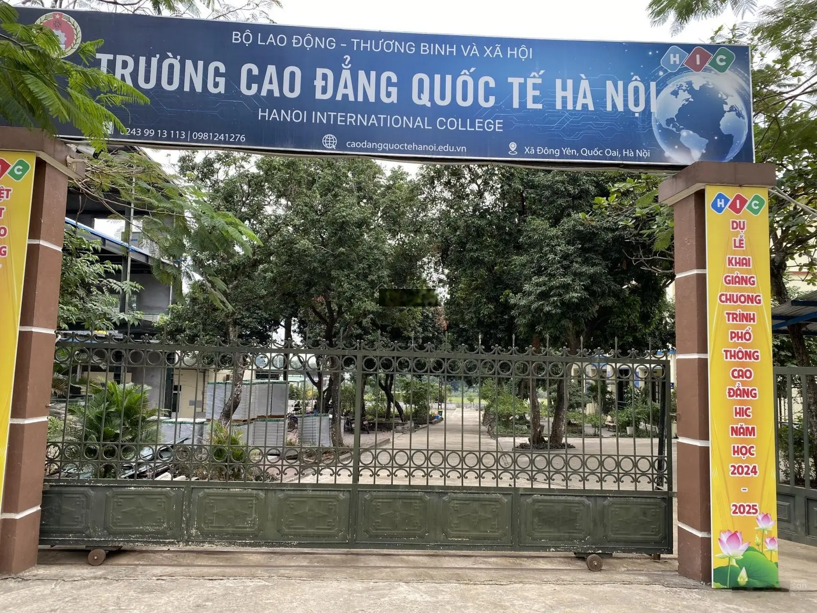 Bán 120m2 đất Quốc Oai đối diện trường cao đẳng quốc tế Hà Nội