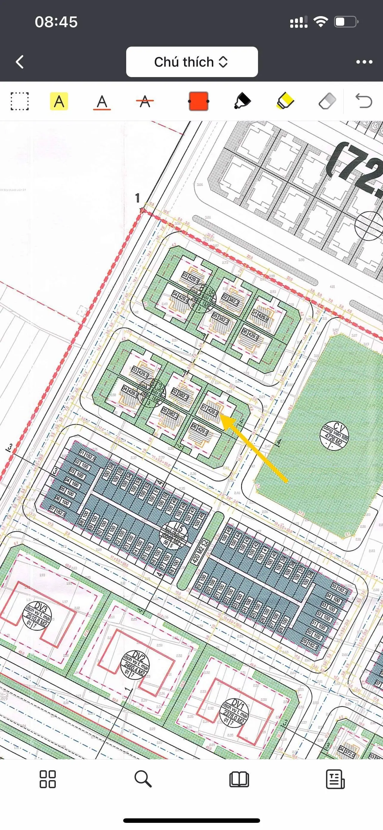 Biệt thự BT3A - 01 429,9m2 Vĩnh Hoà B - Giá hấp dẫn 16tr/m2 có thương lượng