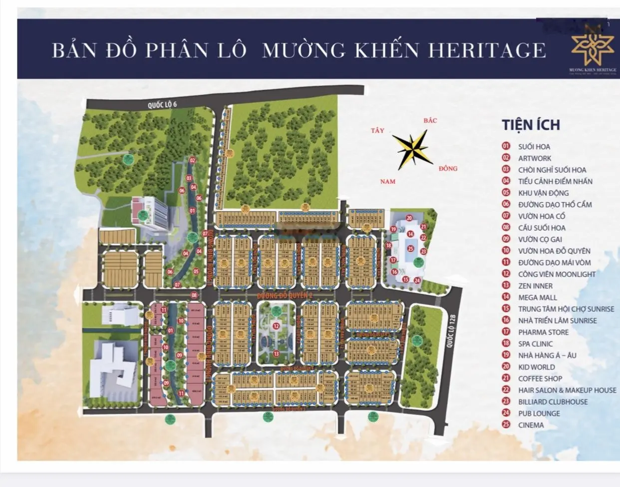 Bán lô đất dự án Mường Khiến Heritage, Mãn Đức thị trấn Tân Lạc, Hòa Bình