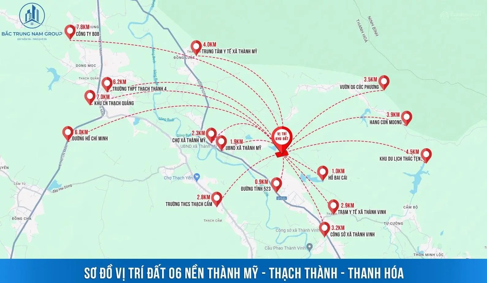 Duy nhất hôm nay mua đất 260tr tặng 1 chỉ vàng sjc đón sóng du lịch tại thạch thành - thanh hóa