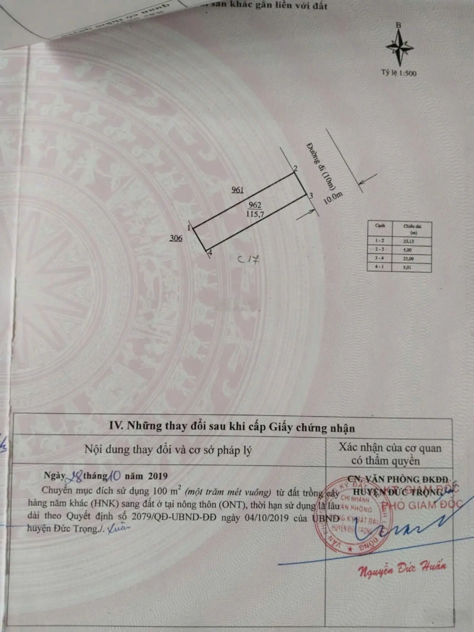 Bán đất nền 115 m2 chỉ 1,3 tỷ, xã Hiệp Thạnh, Đức Trọng, Lâm Đồng cách sân bay Liên Khương 4 km