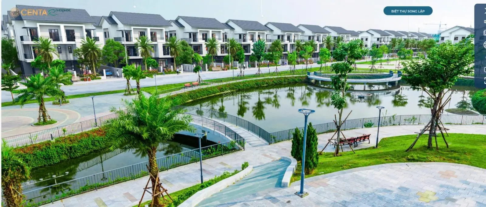 Cơ hội có 1-0-2 mua biệt thự Centa Riverside Lake View giá sỉ CĐT, vị trí đẹp, giá chỉ 45 - 50tr/m2