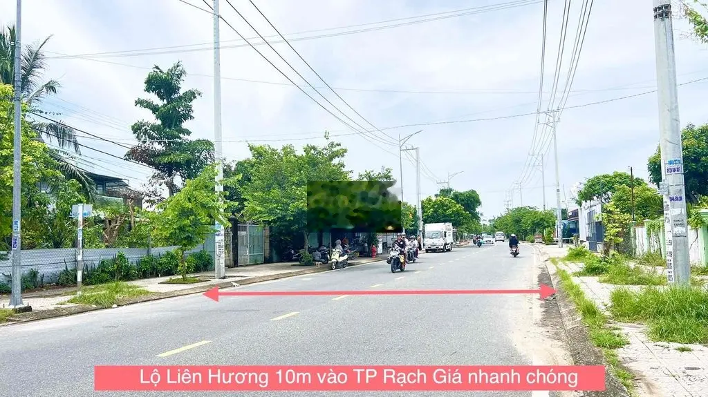 Đất nhánh Lộ Liên Hương, Lộ ô tô 2m7, 11x10, Đất CLN, View Kênh, SHR