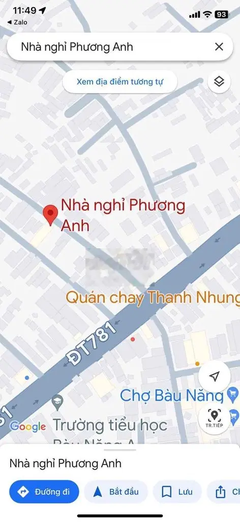 Bán biệt thự vườn tại Xã Bàu Năng, huyện Dương Minh Châu, Tây Ninh