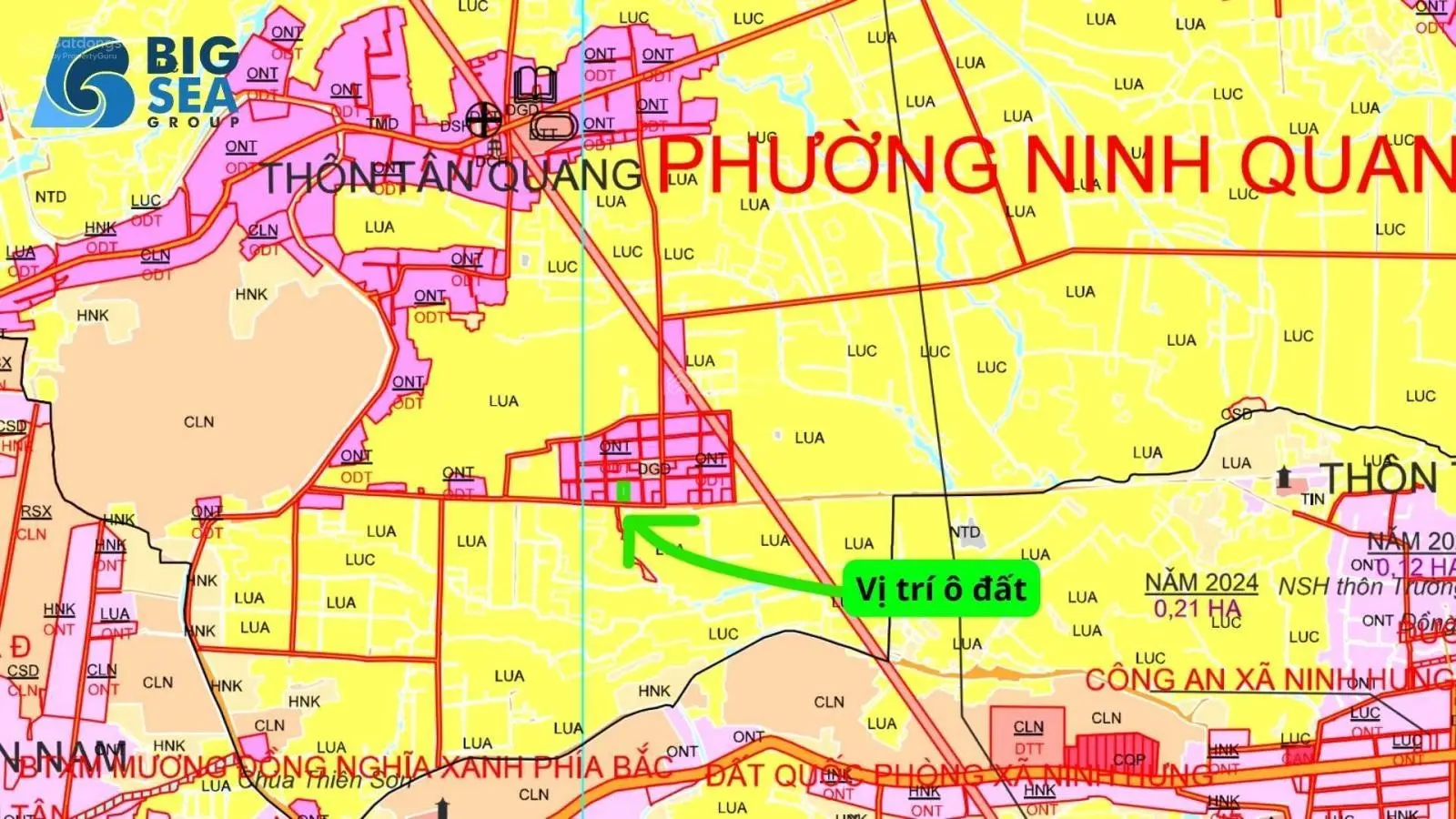 Quốc Trưởng bán lô đất 624m2 Ninh Quang - Ninh Hòa