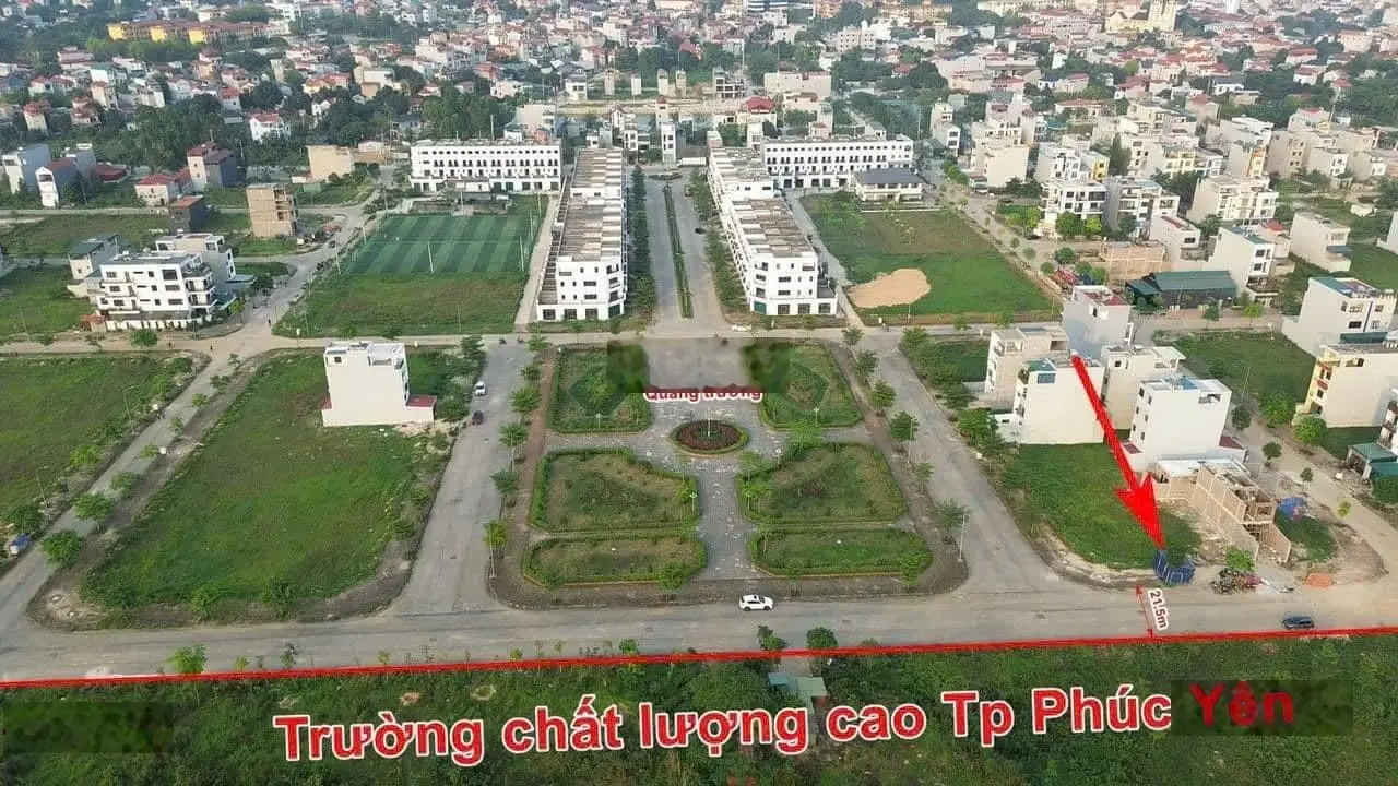 Cần bán gấp đất KĐT mới Xuân Hòa view vườn hoa trung tâm 5000m2 diện tích 103m2 giá chỉ 2,x tỷ