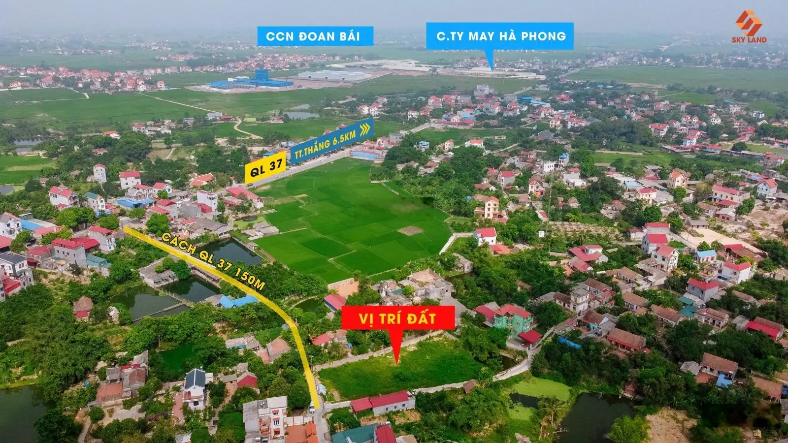 Bán đất chính chủ 567.2m2 tại Làng Kép, Việt Tiến, Việt Yên, cách đường QL chưa tới 100m