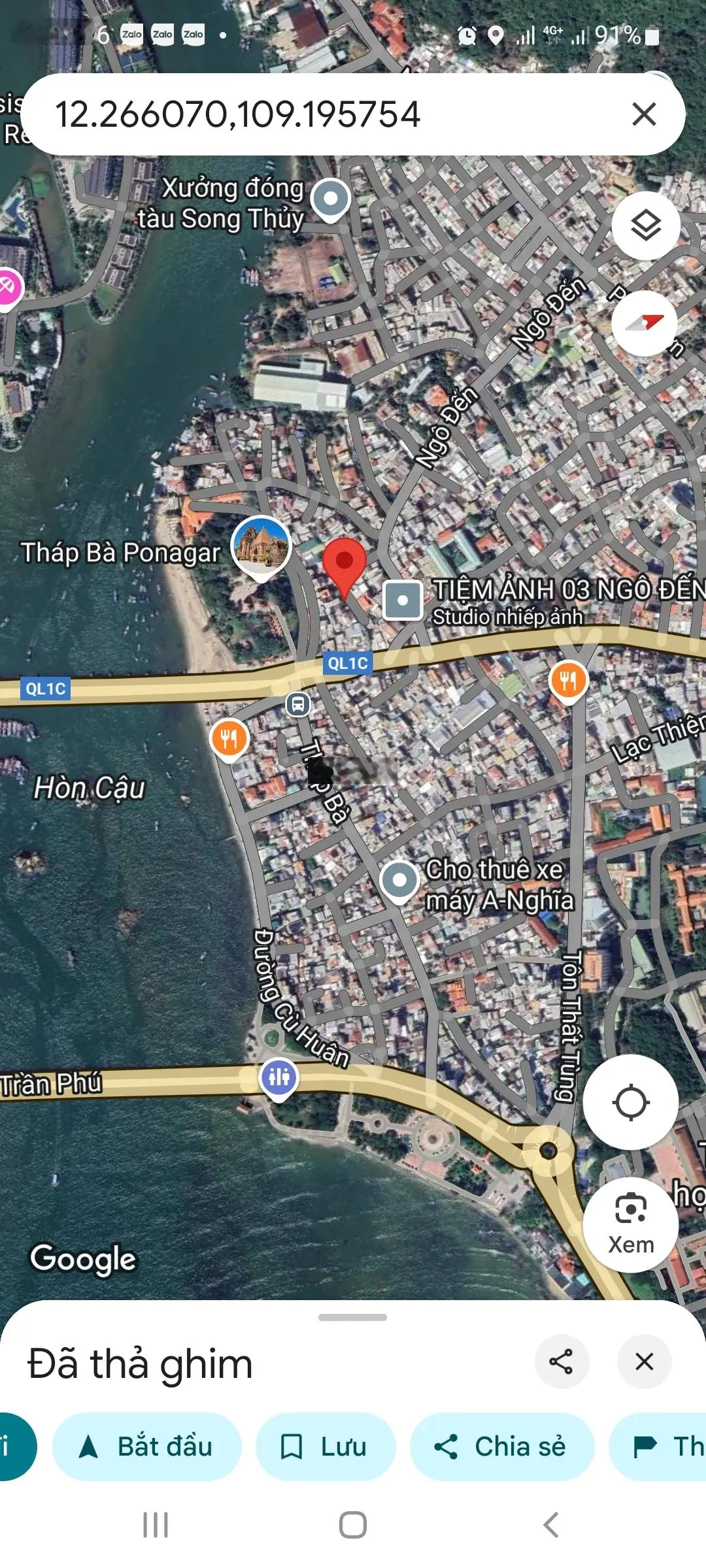 Bán nhà mới về đón tết hẻm 3mét gần du lịch Tháp Bà Ponagar, phường Vĩnh Phước, Nha Trang giá 3tỷ2