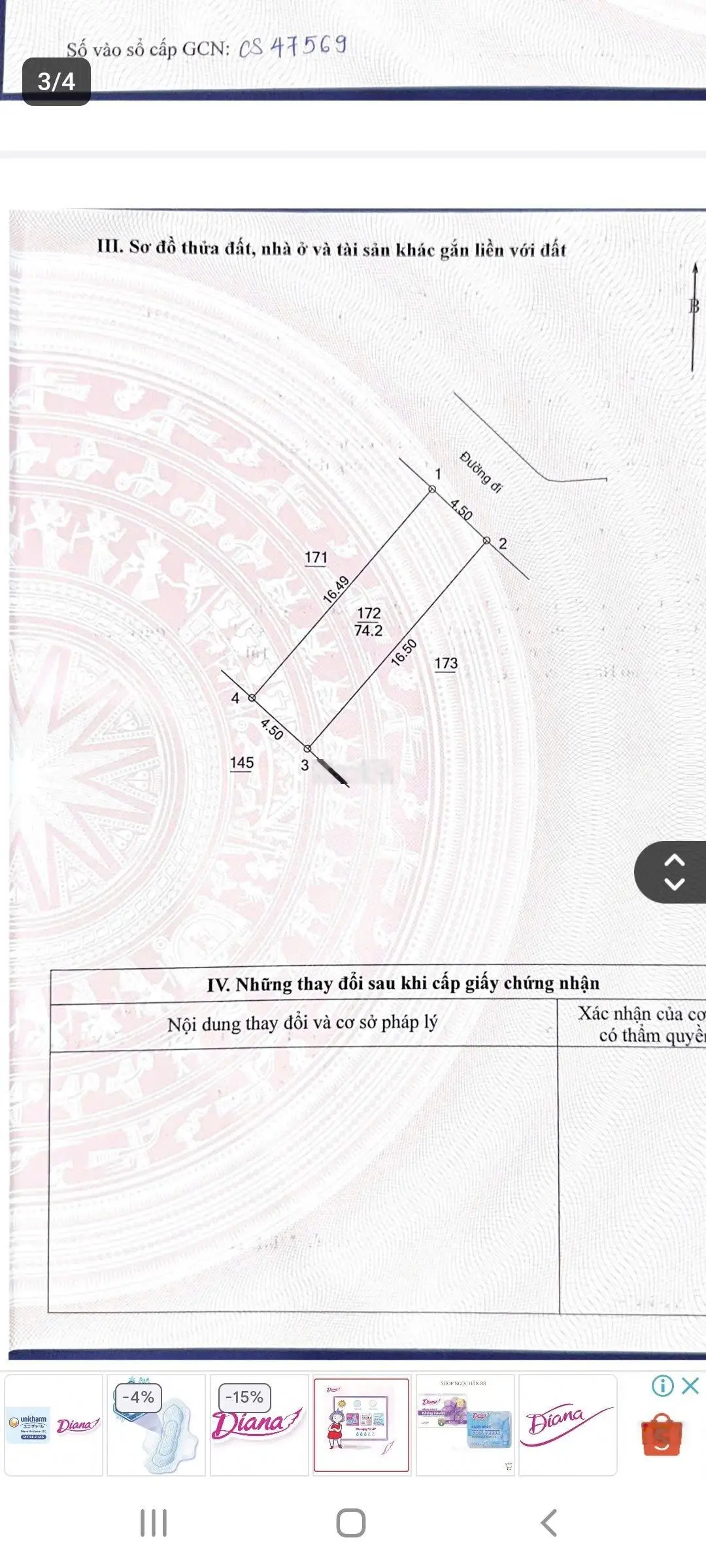 Chính chủ tôi bán lô đất 74,2m khu biệt thự đồng trúc sát đại lộ thăng long khu công nghệ cao 1,2 .