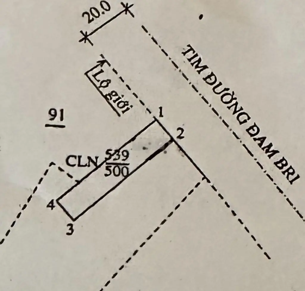 Bán Đất 689 Lý Thái Tổ Trục Đường Chính Đambri, TP Bảo Lộc, Lâm Đồng