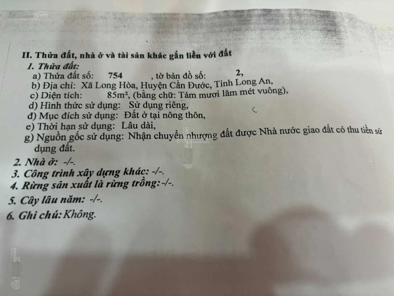 Rất gấp vì quá hạn ngân hàng đến ngày đáo hạn nên bán lỗ 2 lô đất ở Long An giá 860tr