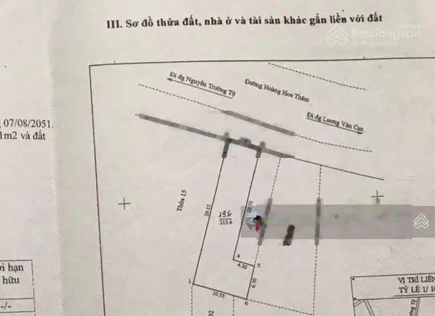 Bán nhà S=215m2 mặt tiền Hoàng Hoa Thám con đường sầm uất bậc nhất tại Phường 2 Vũng Tàu. Giá 25 tỷ