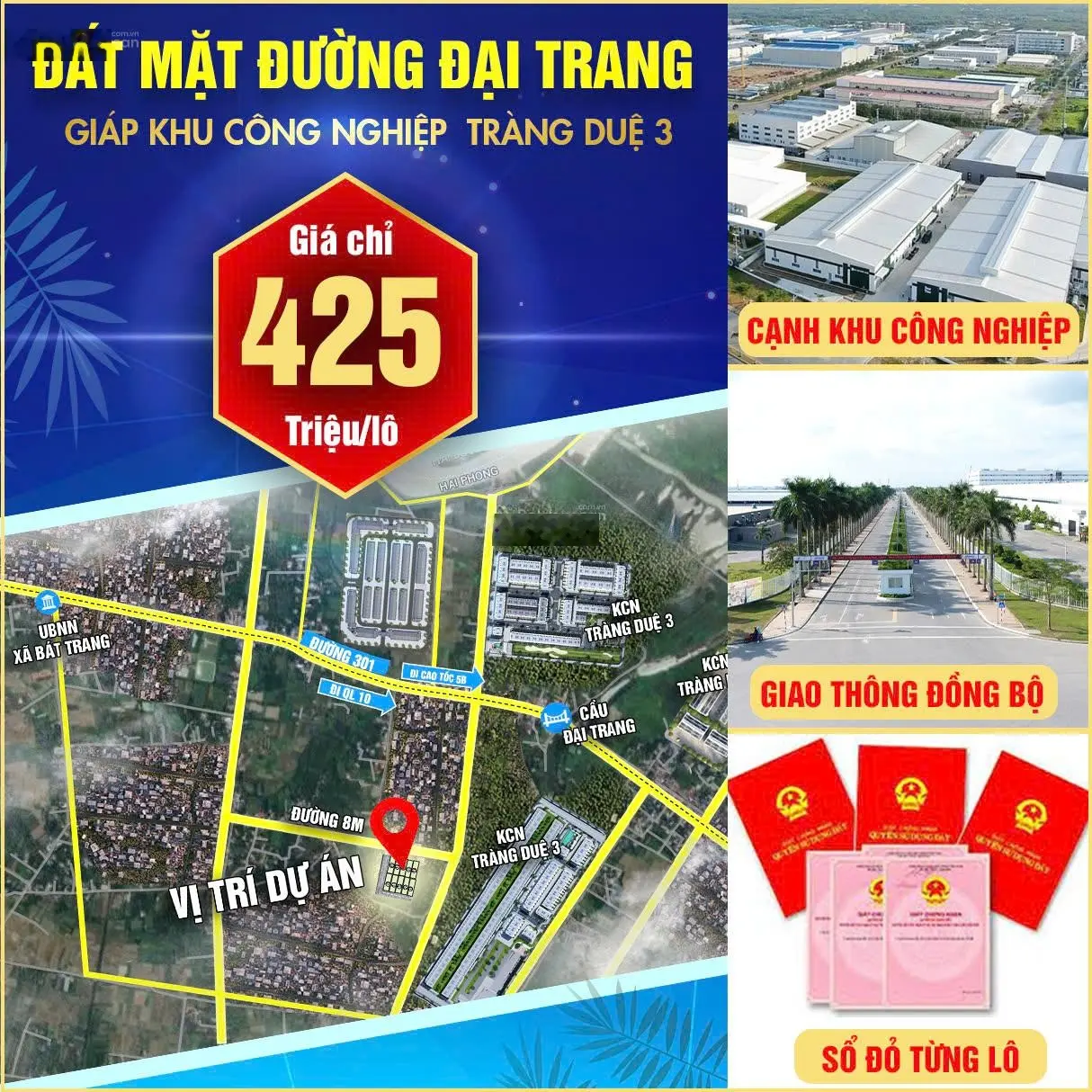 Đất Nền Đại Trang An Lão Hải Phòng giá 450tr