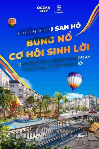 Phân khu San Hô, dãy SH14 có một vị trí đặc biệt cạnh 14 tòa chung cư cao cấp và công viên nước