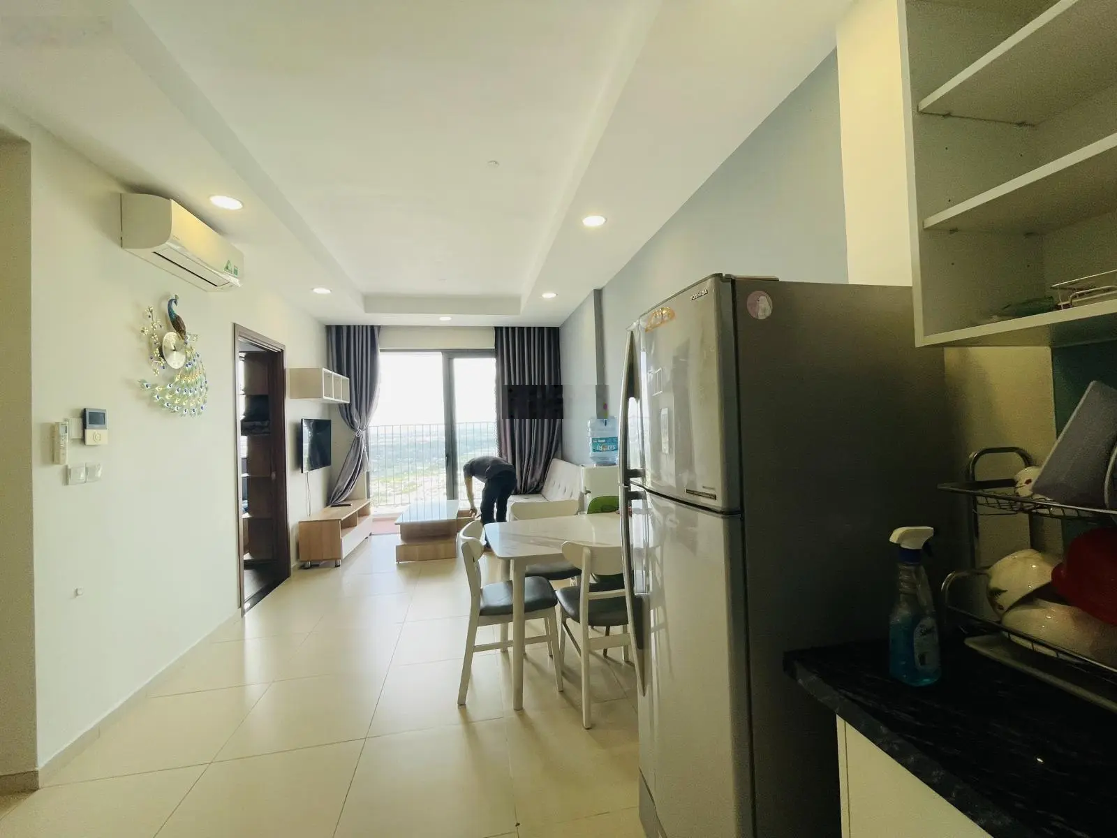 Bán căn hộ Pegausite, sổ hồng, 68m2: 2PN, 2WC tầng trung view thoáng đẹp, tặng kèm nội thất