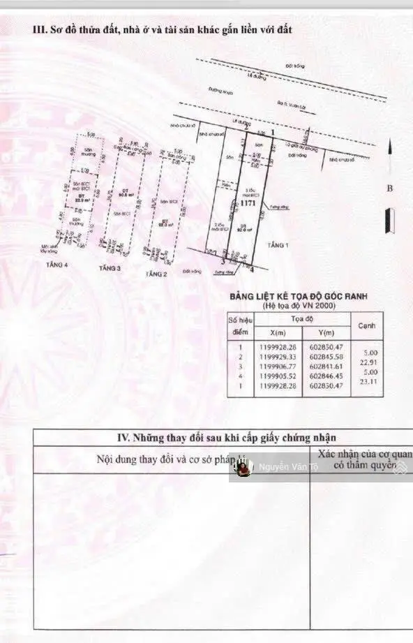 Bán nhà hẻm 120 đường Vườn Lài giá 11 tỷ diện tích 115m2