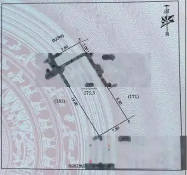 Bán đất diện tích 171,3 m2 giá 15 tr/ m2