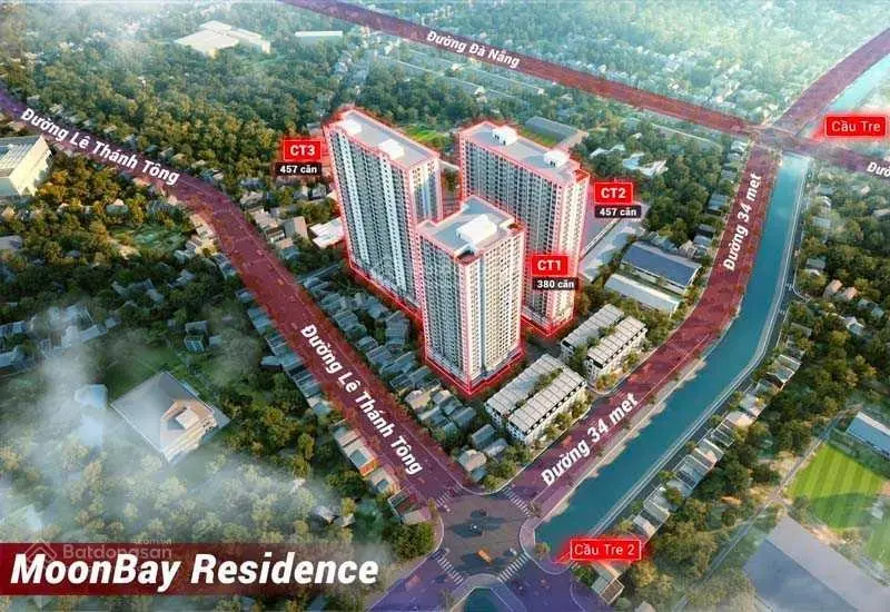 Bán nhà ở xã hội 384 Lê Thánh Tông chung cư MoonBay 70M2 1,4 -1,5 tỷ trả góp 4,8-6,5% Lh 0866 588 ***