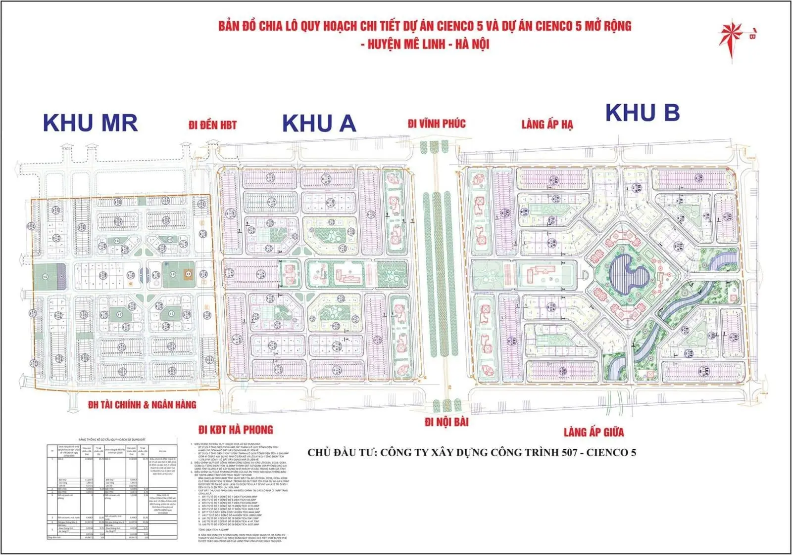 Bán đất nền dự án 100m2 tại khu đô thị Cienco 5 Mê Linh, giá 3,05 tỷ