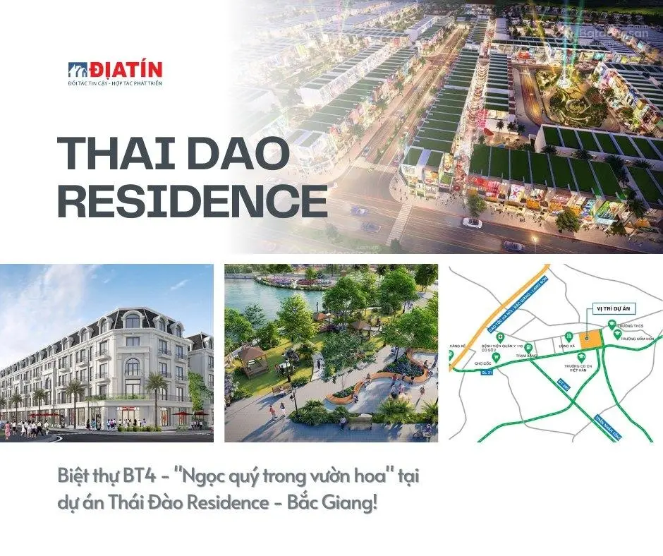 Bán suất ngoại giao giá rẻ đất nền dự án Thái Đào Residence Thôn Mầu - trực tiếp chủ đầu tư