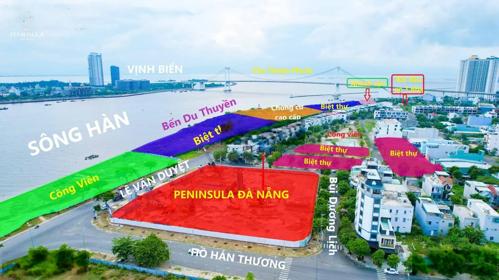 Đất Xanh - Mở bán căn hộ cao cấp Peninsula view sông Hàn, trung tâm Đà Nẵng - cạnh DA Sun Symphony