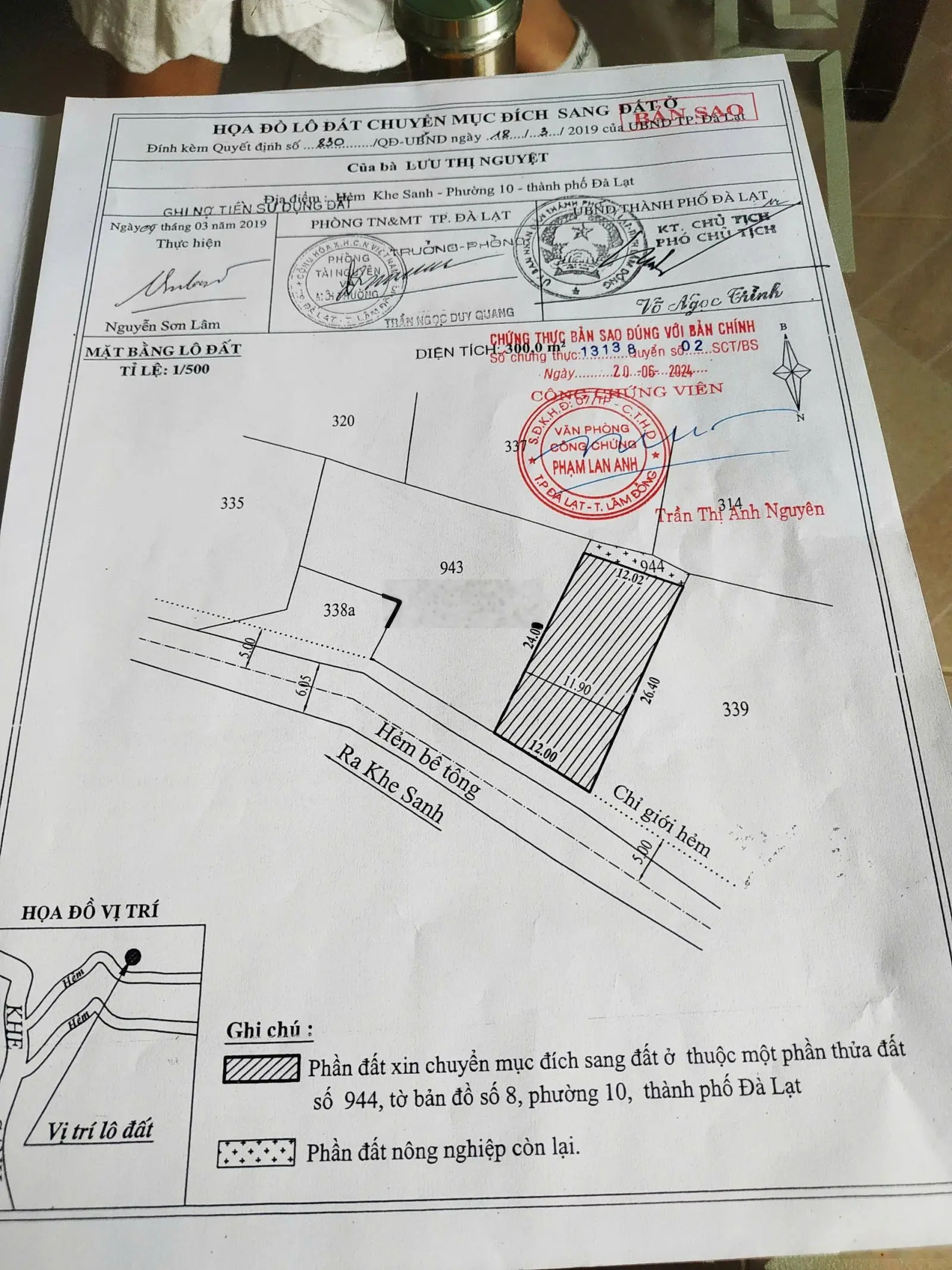 Bán đất view đẹp tại Mimosa, Đà Lạt - 326m2 chỉ 12 tỷ VND