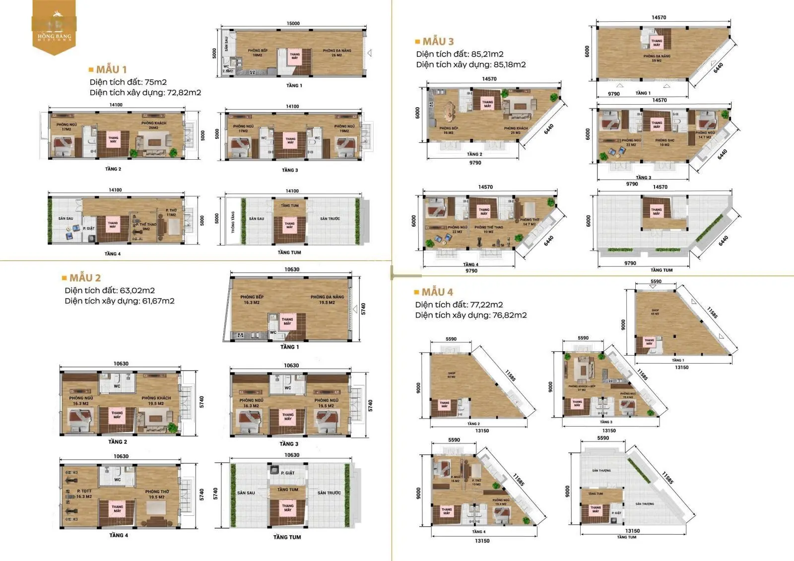 Nhà phố thương mại Hồng Bàng Mid Town: Mở cửa là lãi