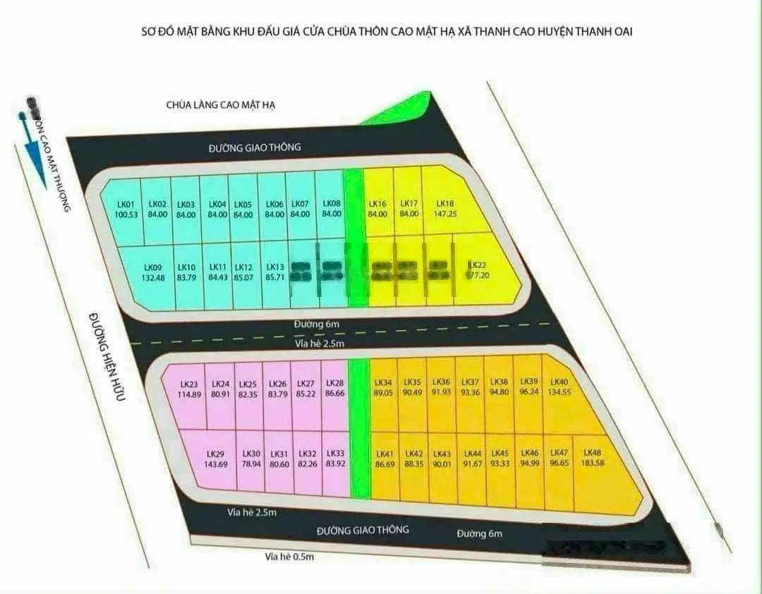 Đấu giá Thanh Cao 100tr/1m thì Đấu giá Cao Mật Hạ Thanh Cao cách có 1km Em có lô giá gần bằng 1/3