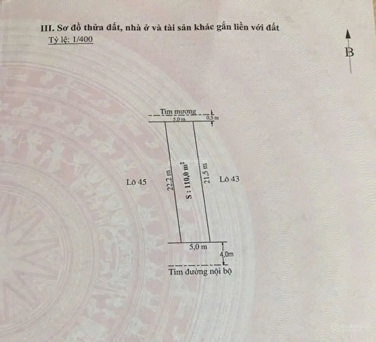 Bán lô mặt trục thôn Bắc Sơn, An Dương 110m2 mà có hơn 1,7 tỷ