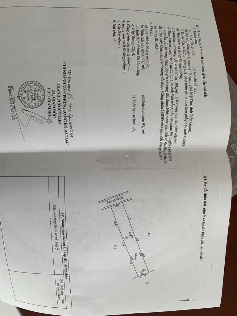 BÁN NHÀ ĐƯỜNG Ô TÔ PHƯỜNG 10, MỸ THO, TIỀN GIANG