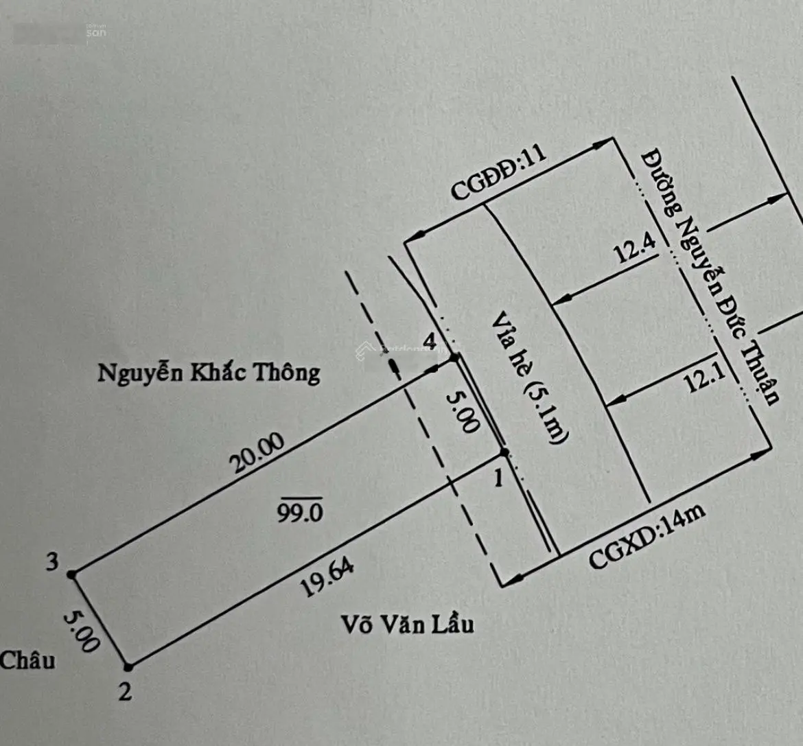 Mặt tiền 5x29 full thổ cư đường Nguyễn Đức Thuận, Thủ Dầu Một