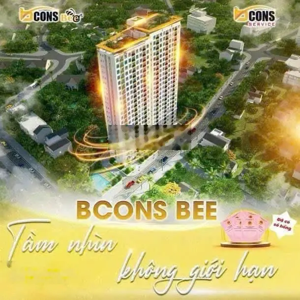 Căn hộ Bcons Bee 2 phòng ngủ 2wc giá 1t7/căn