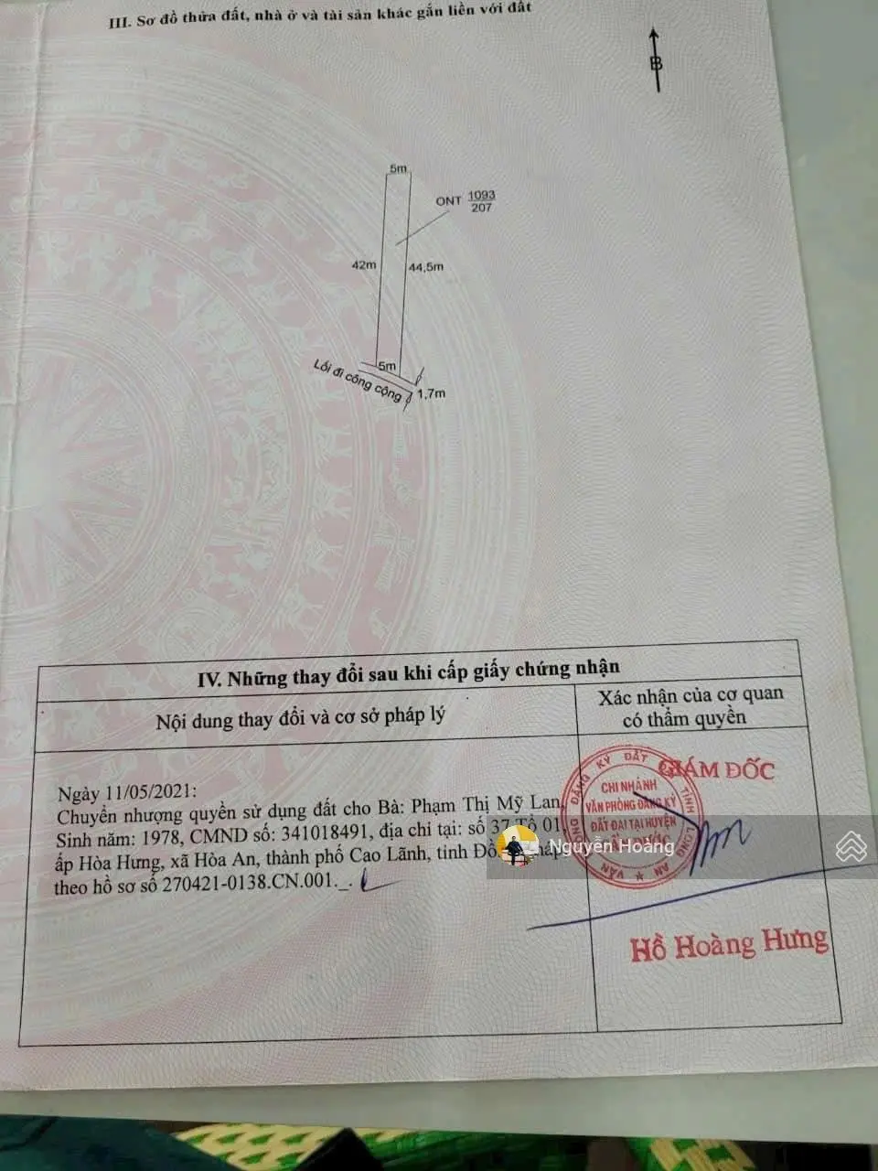 Bán đất tại xã Long Trạch, giá tốt, diện tích 200m2, pháp lý đầy đủ