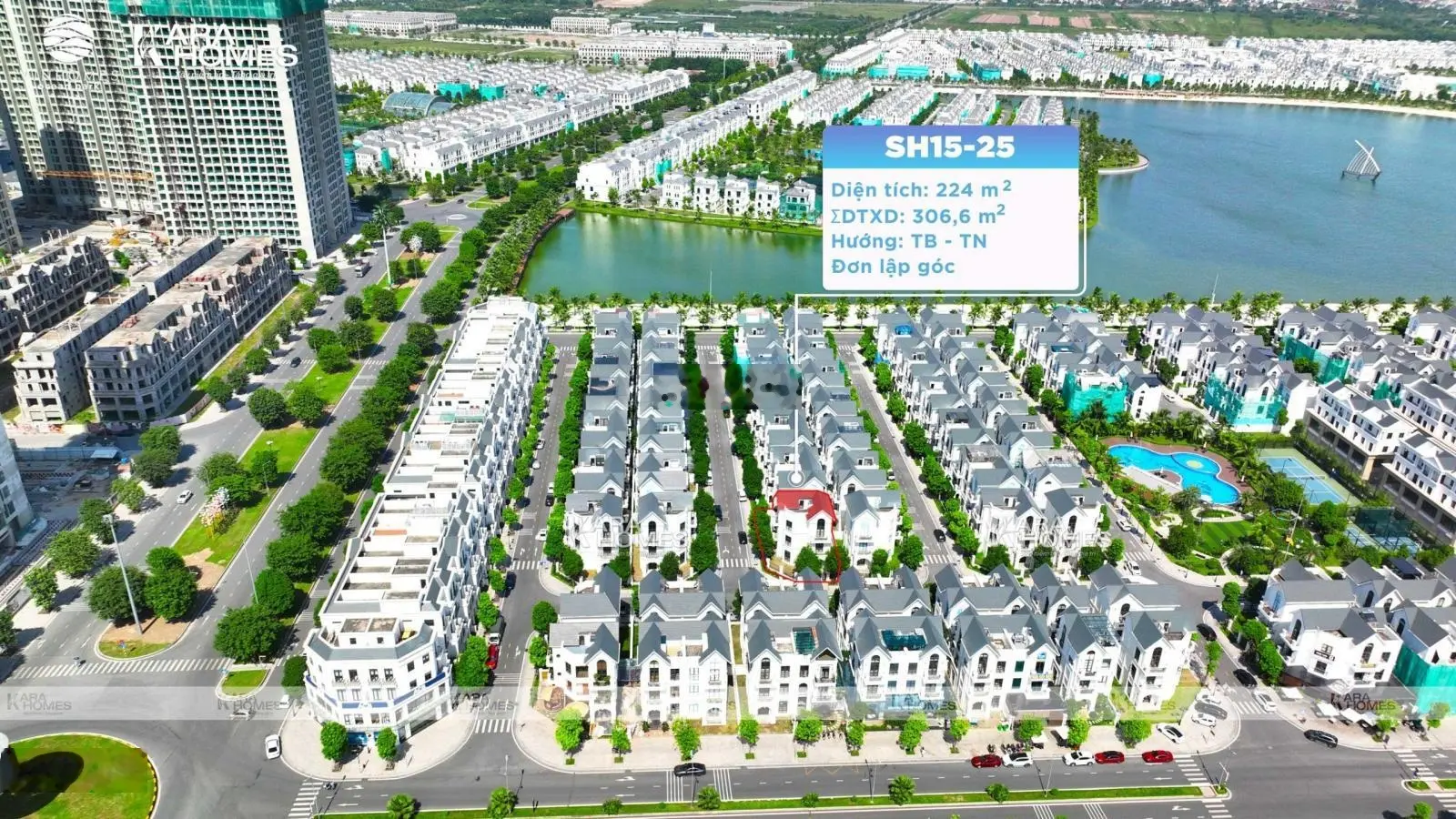 Bán biệt thự đơn lập góc giá tốt nhất tại San Hô 224m2 chỉ 4x tỉ Vinhomes Oceanpark Gia Lâm