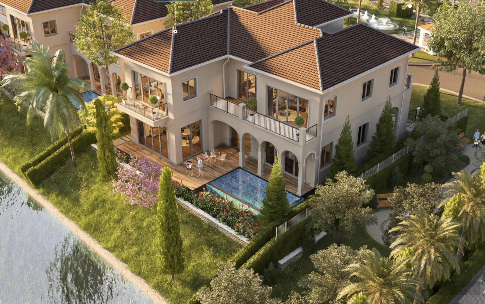 Biệt thự Châu Âu Park Village compound 300m2, cách Phú Mỹ Hưng 35p, thanh toán nhẹ đến Q4/2026