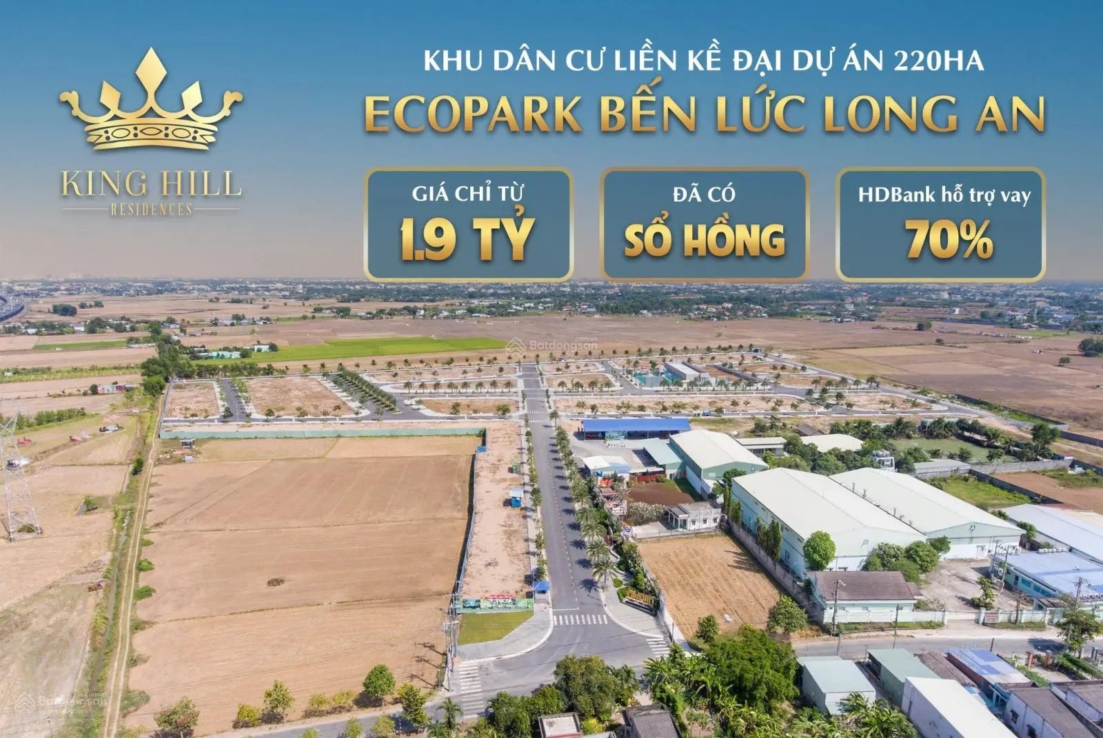 Đất nền King Hill Residences đối diện Eco Retreat. 8 suất nội nội CK 12%. Sang tên công chứng ngay